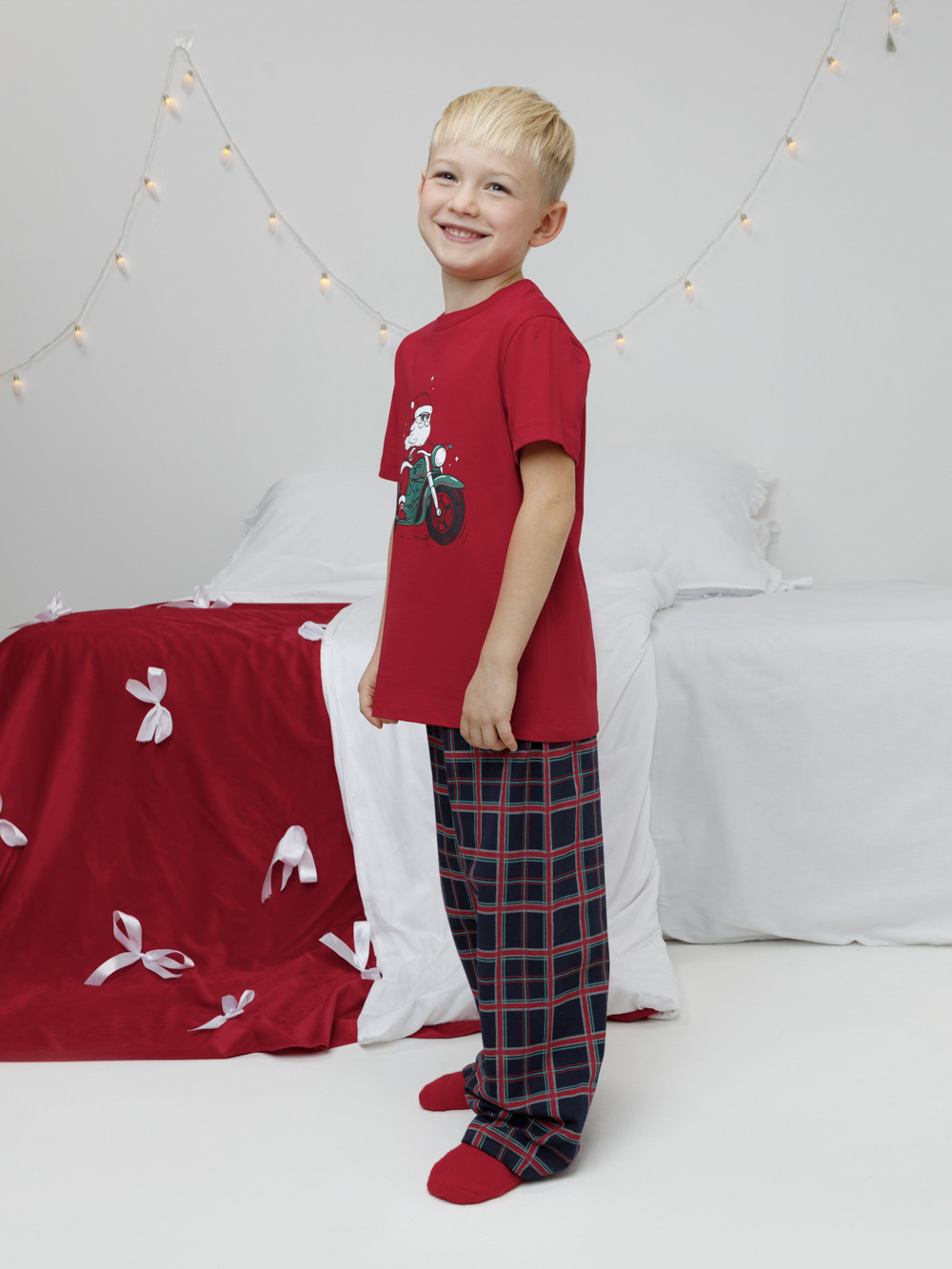 Пижама для мальчика, артикул: К 1599, цвет: красный, фото 3