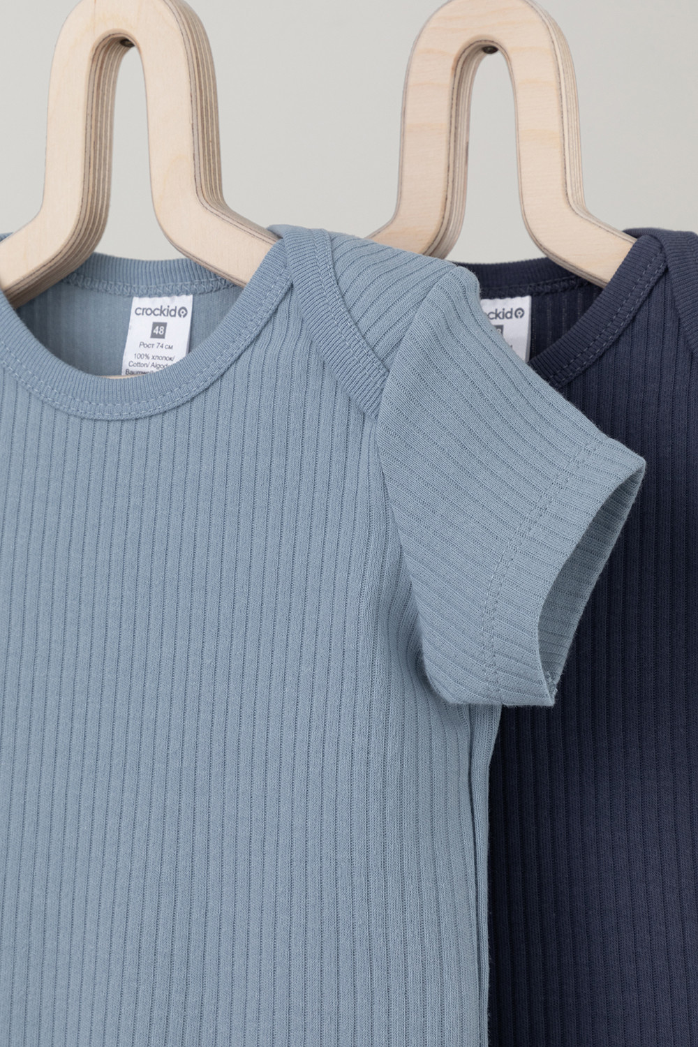 Боди для новорожденных, артикул: К 6525-2уп, цвет: синий, фото 3