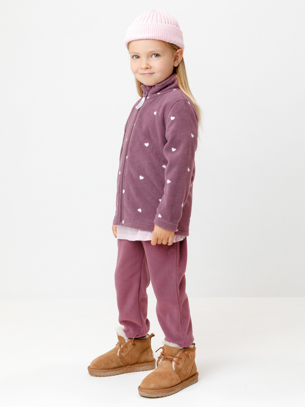 Куртка для девочки, артикул: ФЛ 34025/н/46 ГР, цвет: бордовый, фото 3