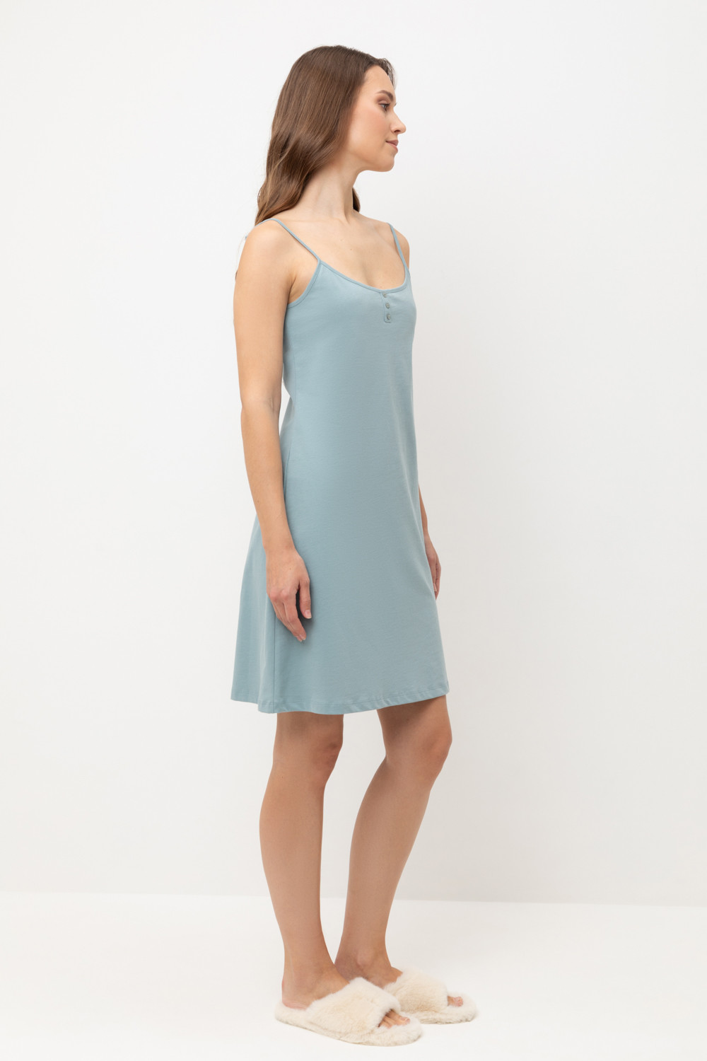 Сорочки ночные женские для мам, артикул: Е 10014/24, цвет: голубой, фото 3