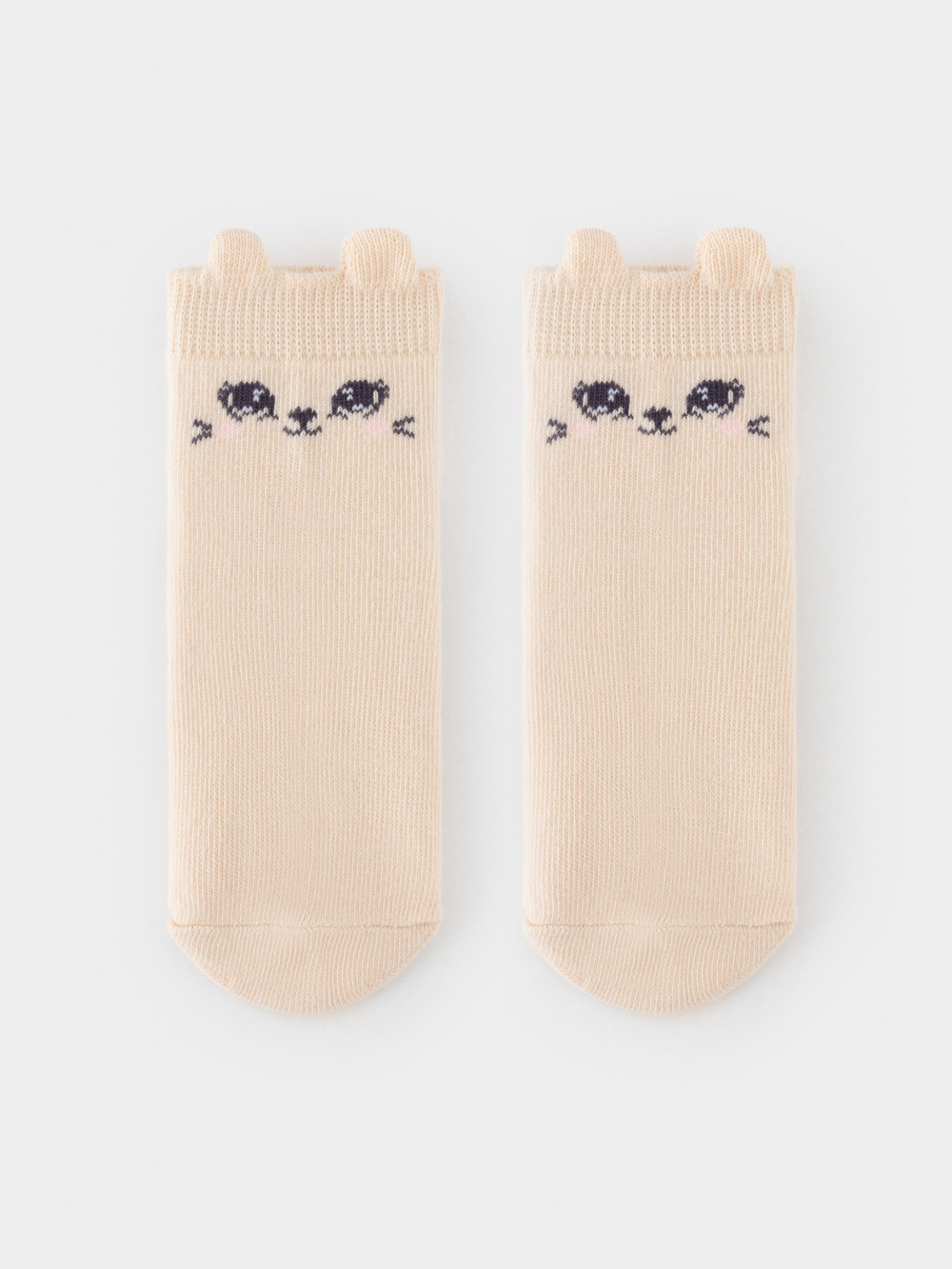 Носки для девочки, артикул: К 9644/3 ФВ, цвет: бежевый, фото 3