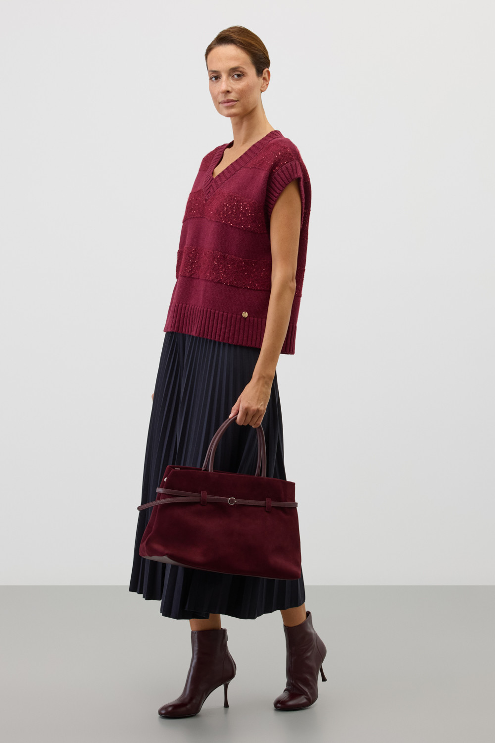 Юбки женские для мам, артикул: ЕВТ 7026, цвет: синий, фото 3