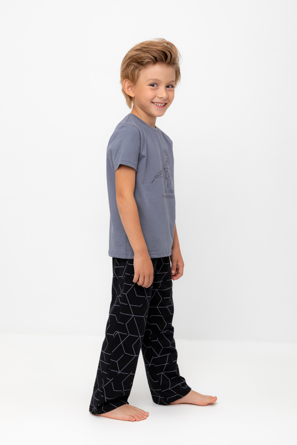 Пижама для мальчика, артикул: К 1599, цвет: темно-серый, фото 3