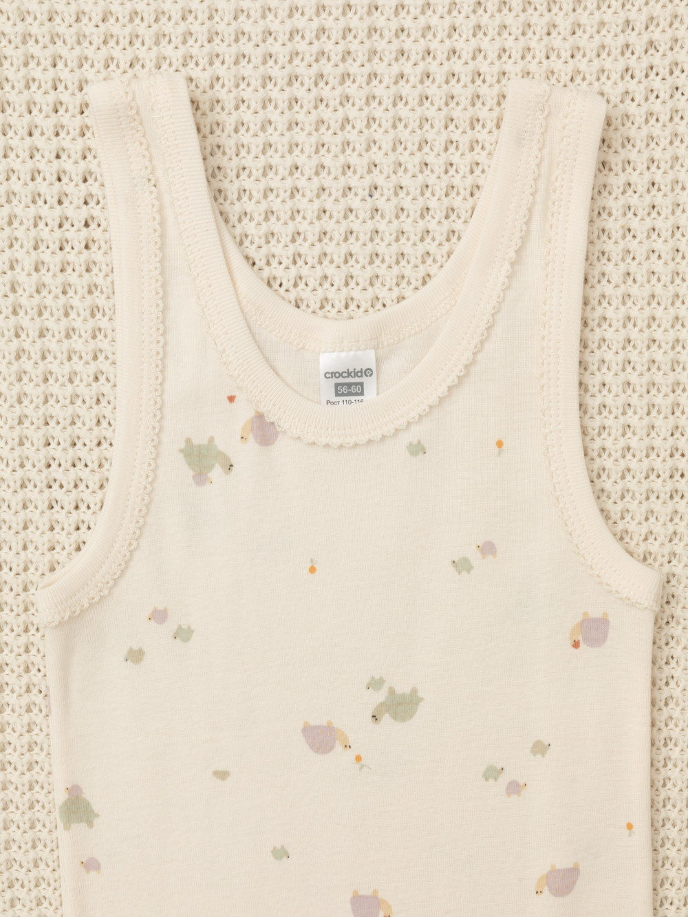 Майки для девочки, артикул: К 1181-2уп, цвет: фиолетовый, фото 3