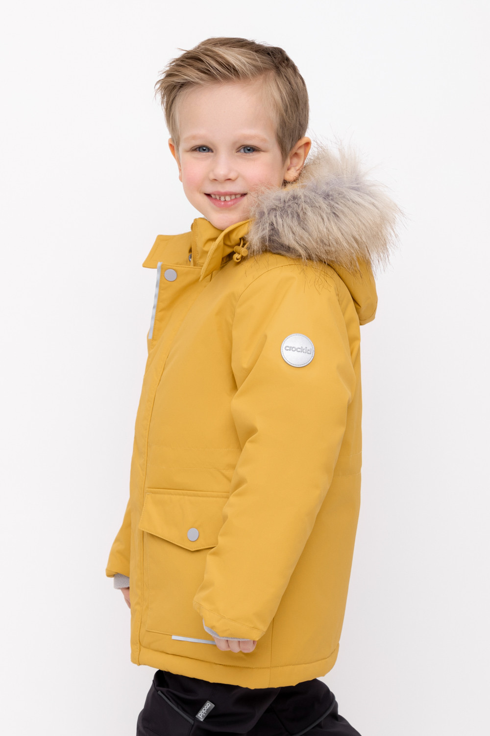 Куртки для мальчика, артикул: ВК 36103/2 ГР ( 98-122), цвет: горчица, фото 3