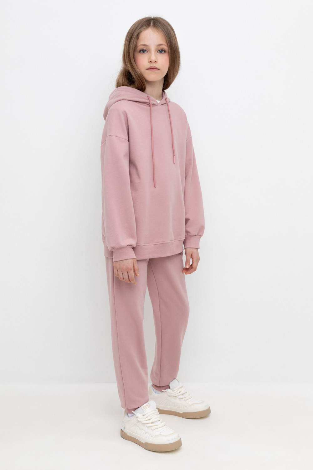 Брюки для девочки, артикул: КР 400731, цвет: розовый, фото 3