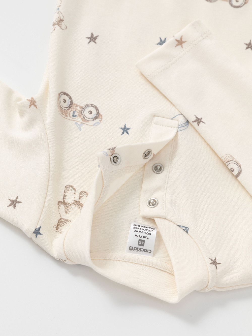 Боди для новорожденных, артикул: К 6542-2уп, цвет: бежевый, фото 3