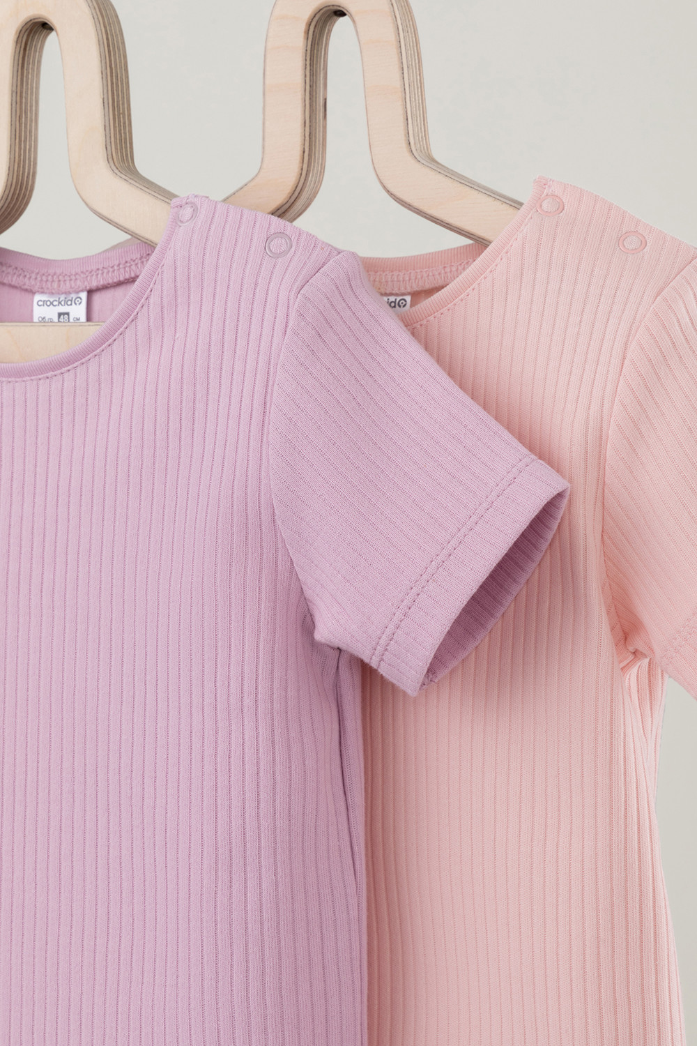 Футболка для новорожденных, артикул: К 302521-2уп, цвет: розовый, фото 3