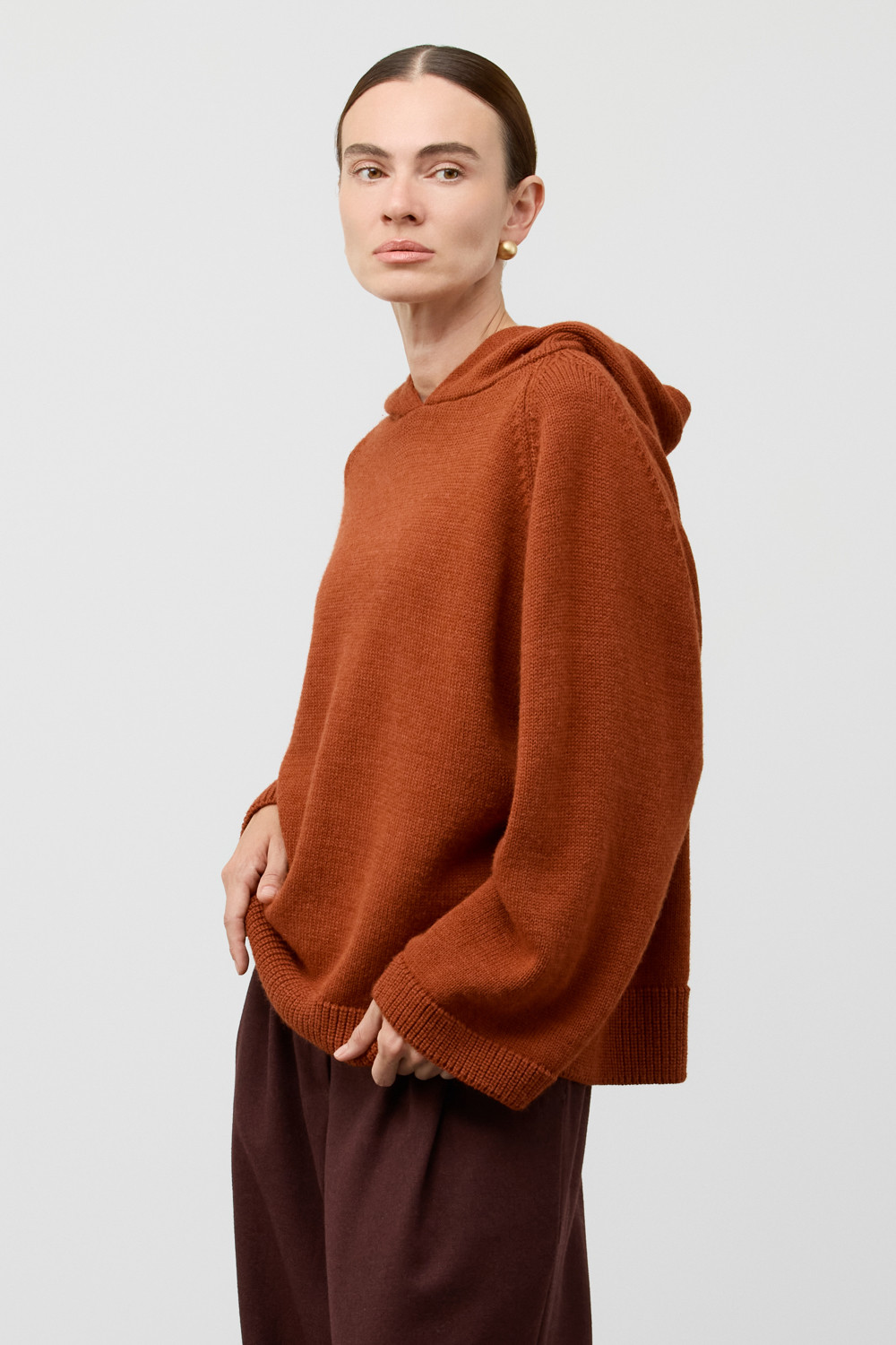 Джемперы женские для мам, артикул: ЕВ 30256/ш, цвет: оранжевый, фото 3