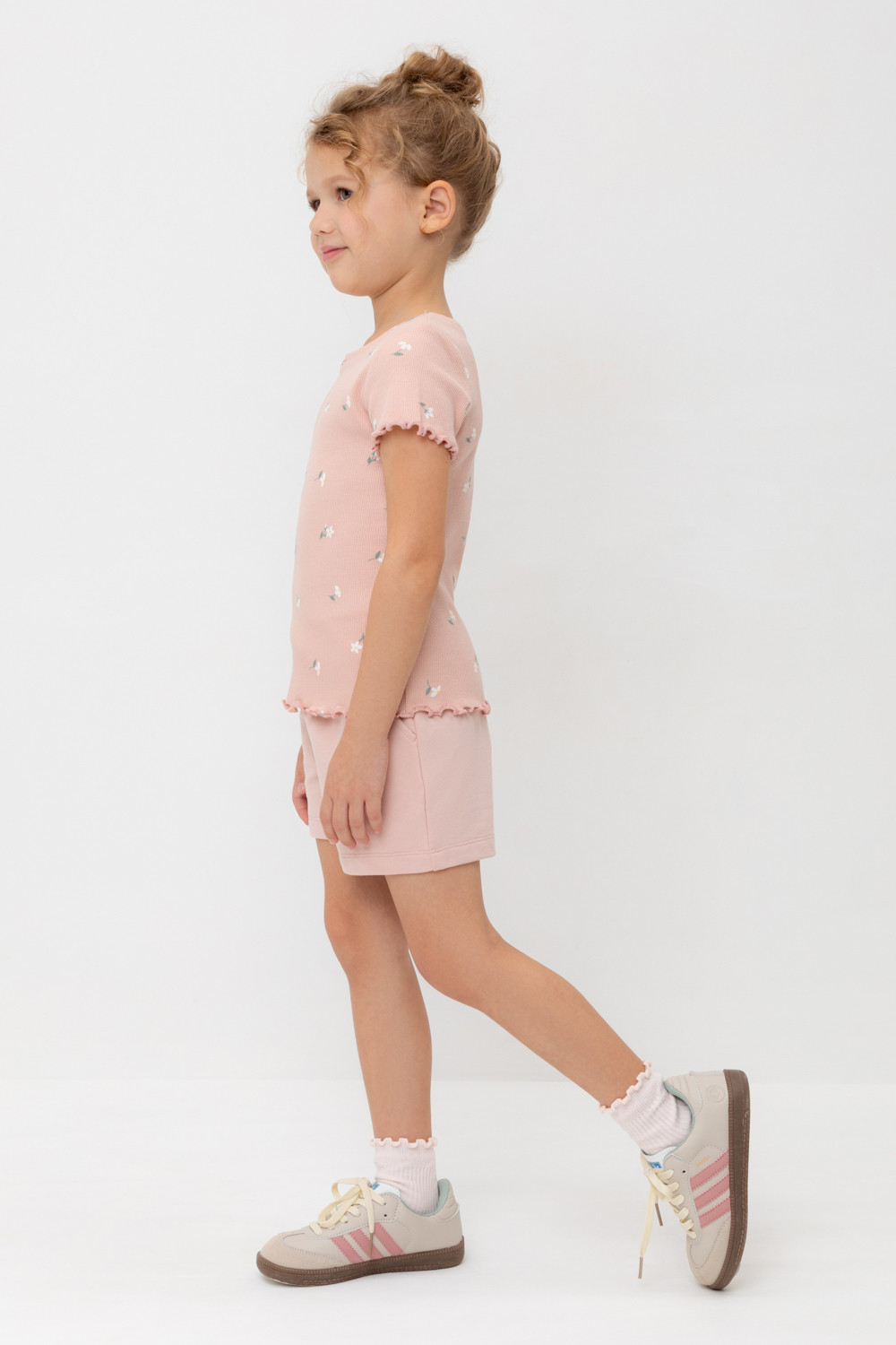 Шорты для девочки, артикул: КР 400417, цвет: розовый, фото 3