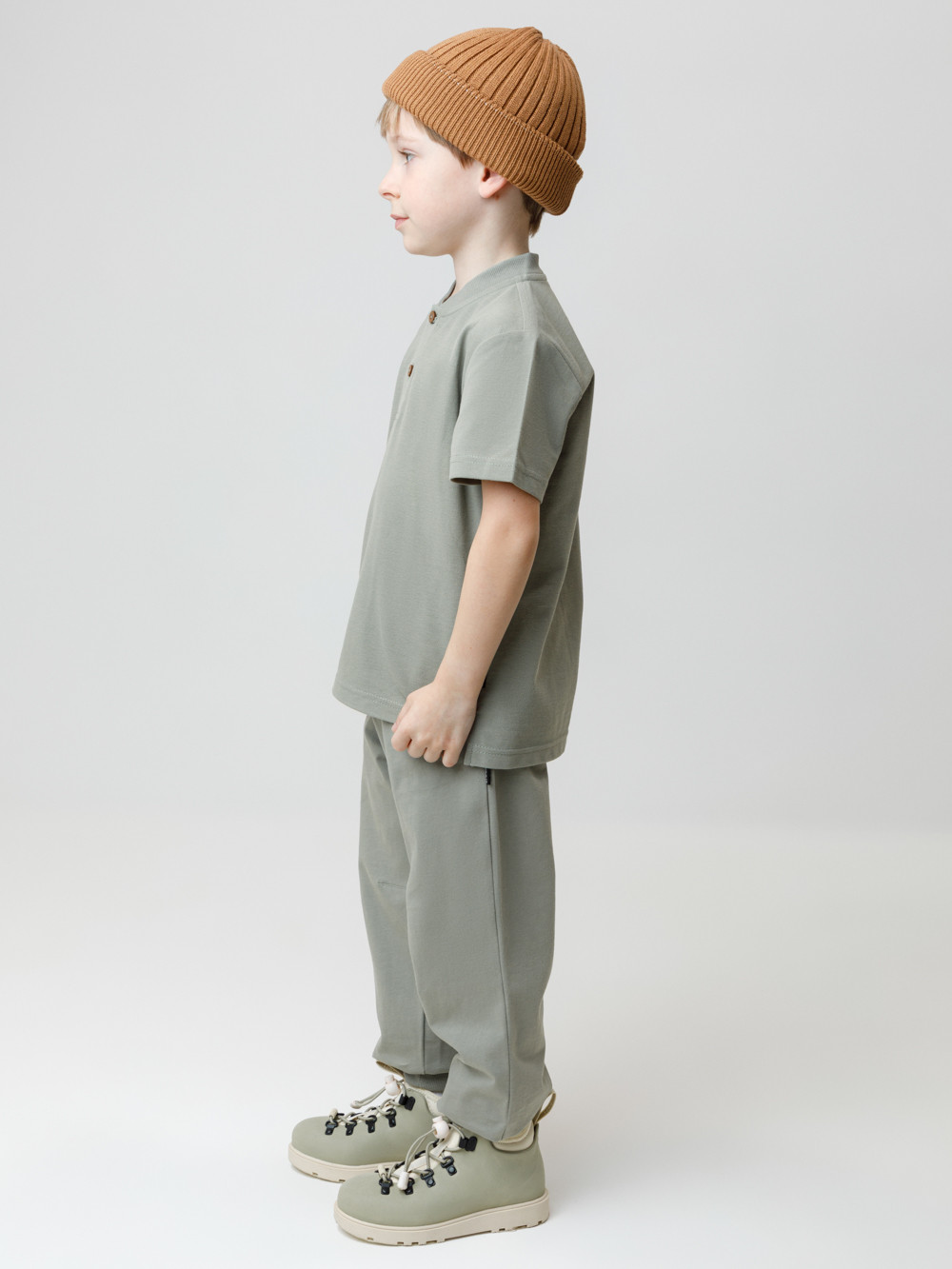 Футболка для мальчика, артикул: КР 302584, цвет: хаки, фото 3