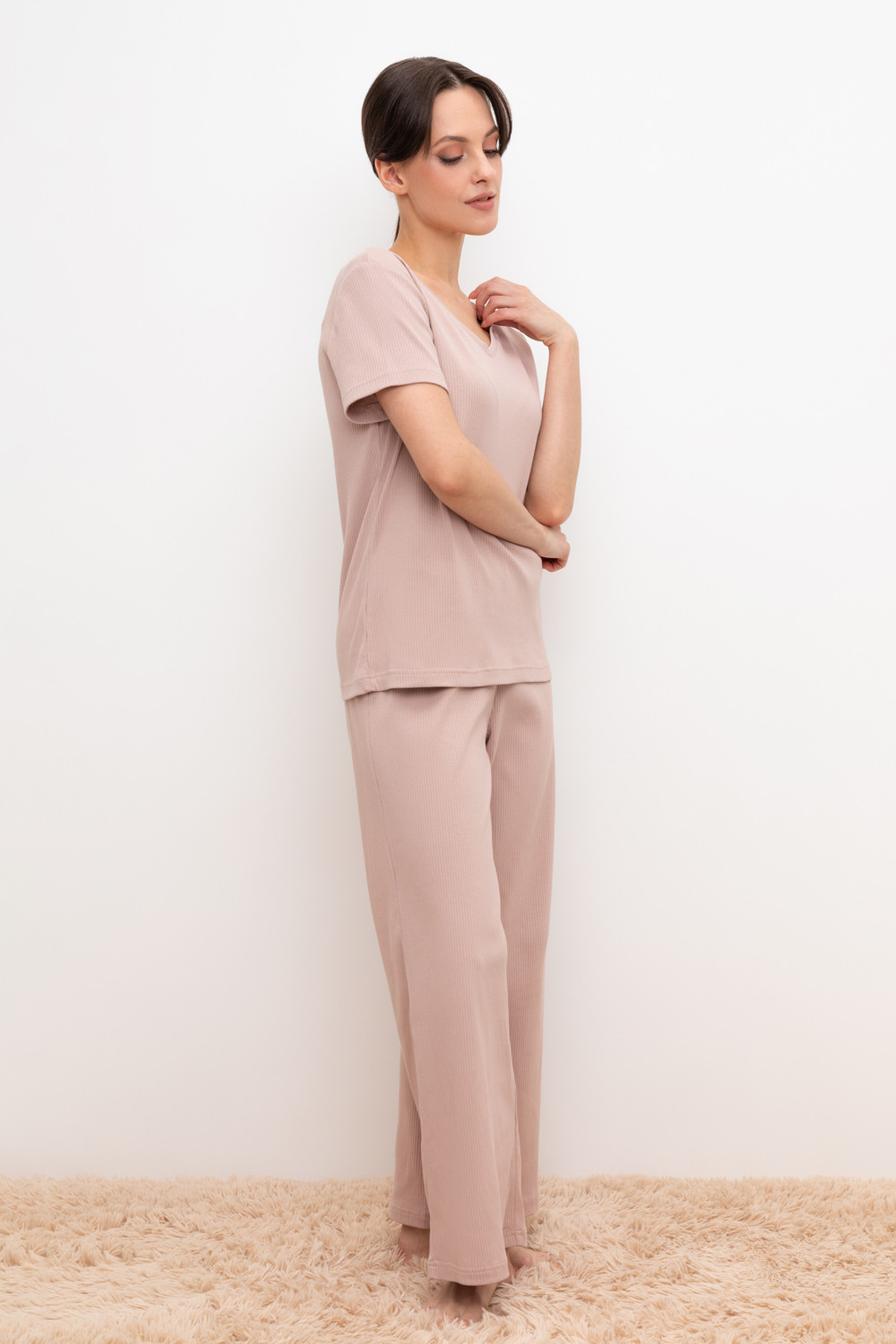 Комплекты для дома для мам, артикул: Е 20115, цвет: бежевый, фото 3