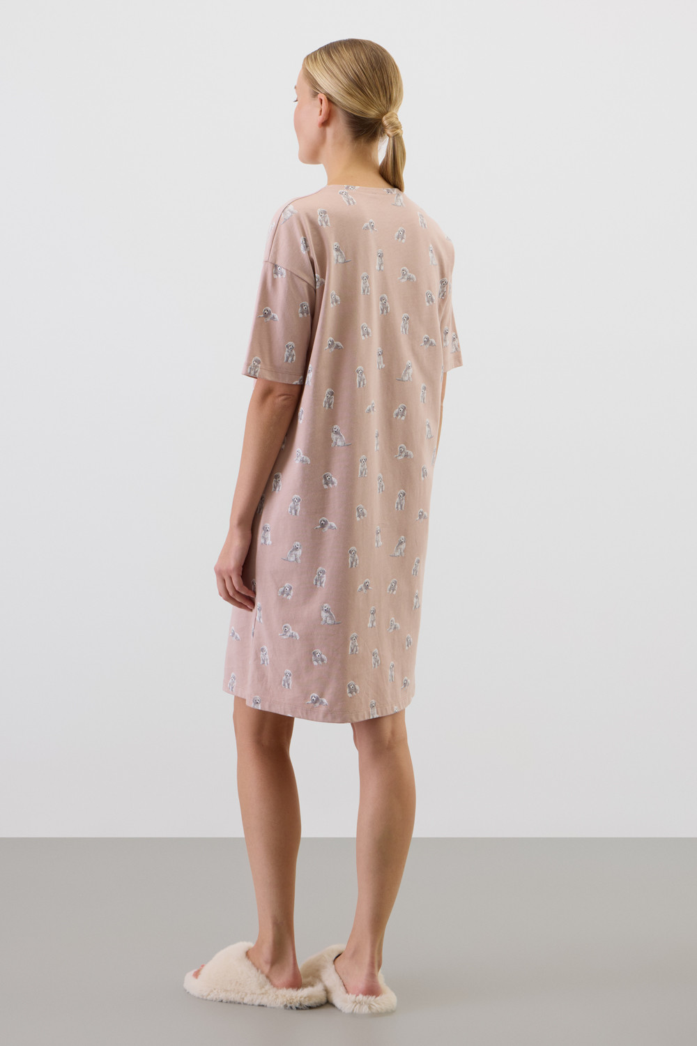Сорочки ночные женские для мам, артикул: Е 10059, цвет: кофейный, фото 3