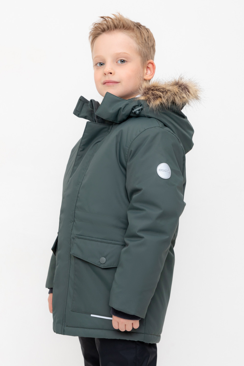 Куртки для мальчика, артикул: ВК 36092/1 ГР, цвет: зеленый, фото 3