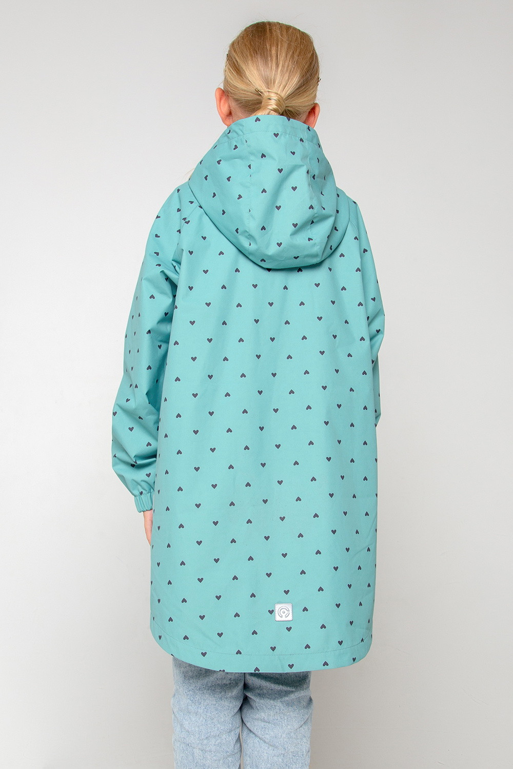 Пальто для девочки, артикул: ВК 32127/н/2 ГР, цвет: бирюзовый, фото 3