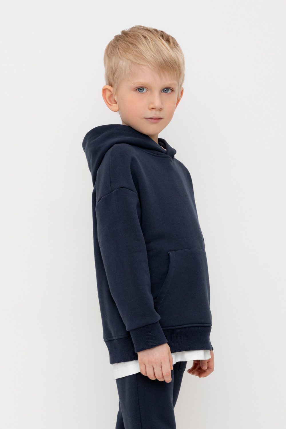Толстовки для мальчика, артикул: КР 302585, цвет: темно-синий, фото 3