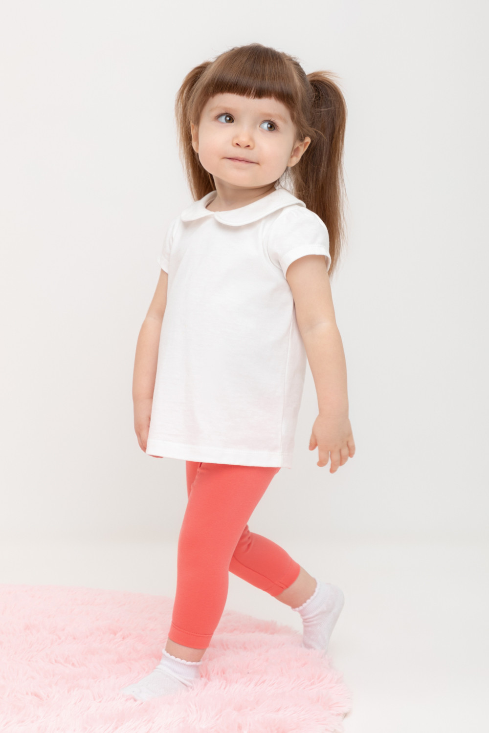 Бриджи для девочки, артикул: КП 4321, цвет: красный, фото 3