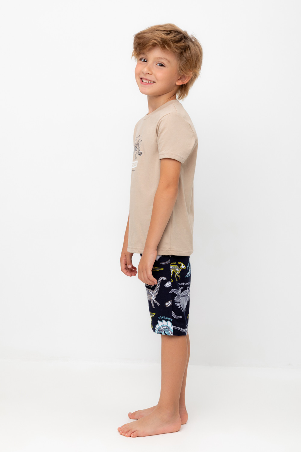 Пижама для мальчика, артикул: К 1528, цвет: бежевый, фото 3