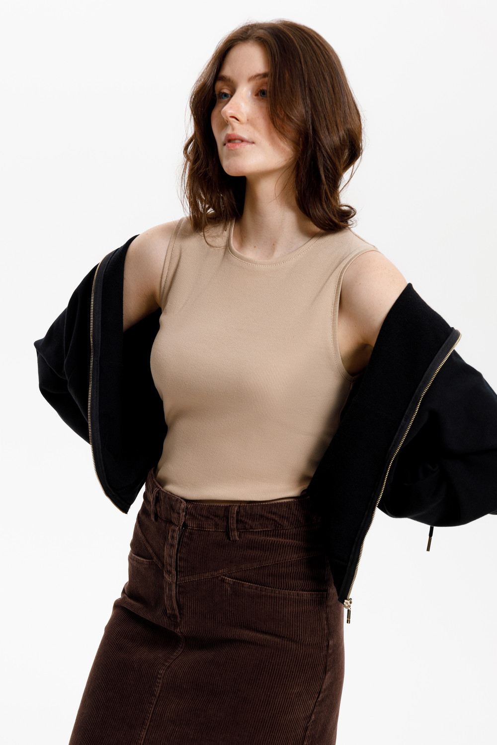 Майки женские для мам, артикул: ЕВТ 3037/25, цвет: бежевый, фото 3