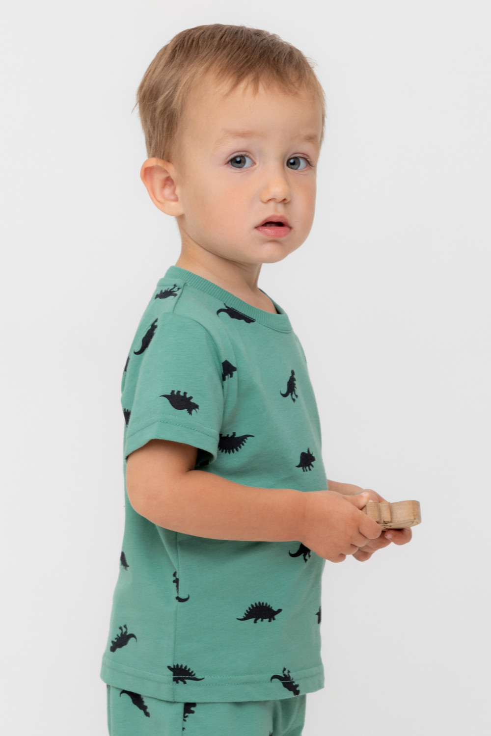 Футболка для мальчика, артикул: КР 302737, цвет: зеленый, фото 3