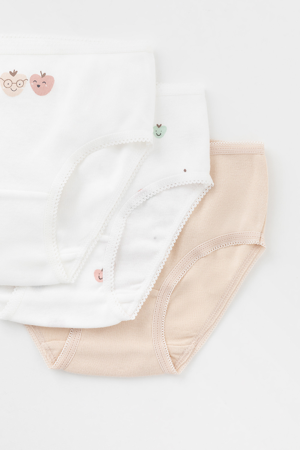 Трусы для девочки, артикул: К 1909-3уп, цвет: сахар, фото 3