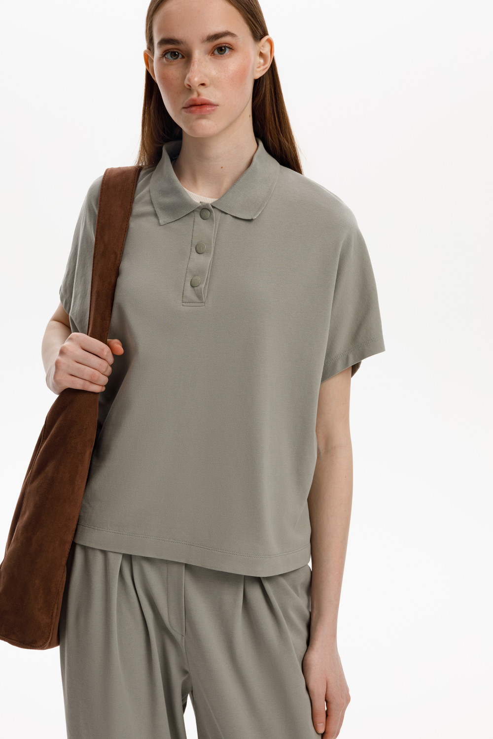 Джемперы женские для мам, артикул: ЕВТ 3288, цвет: зеленый, фото 3