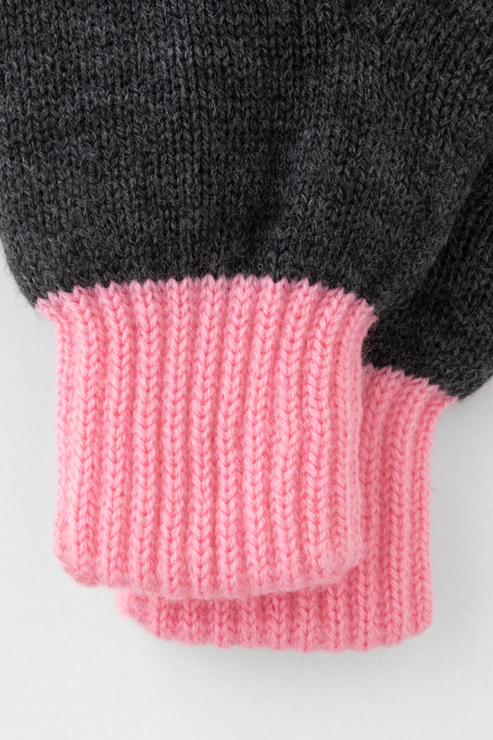 Рукавицы для девочки, артикул: КВ 10025/ш, цвет: серый, фото 3