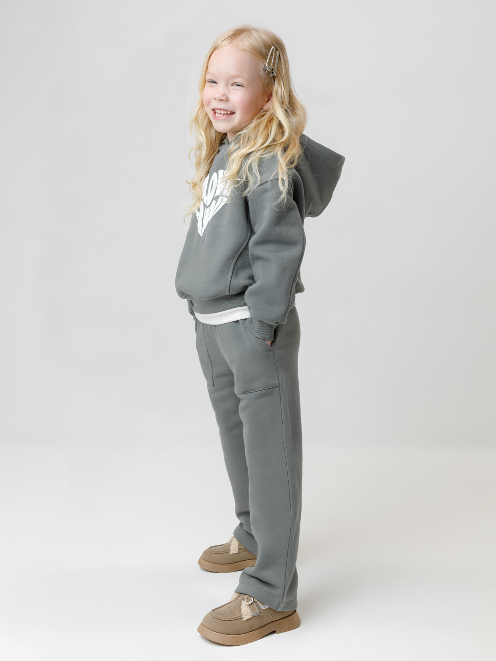 Худи для девочки, артикул: КР 302815, цвет: зеленый, фото 3