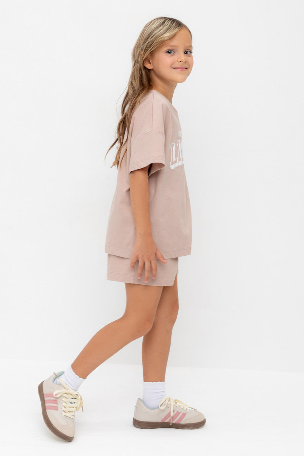 Шорты для девочки, артикул: КР 400812, цвет: бежевый, фото 3