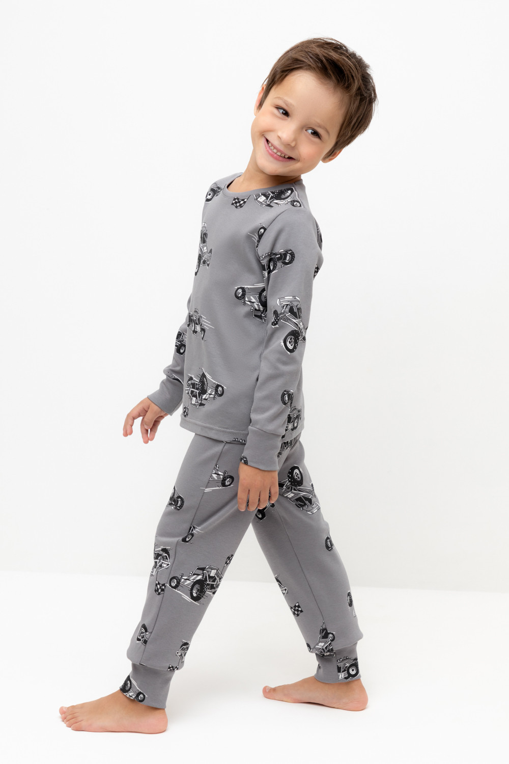 Пижама для мальчика, артикул: К 1552, цвет: серый, фото 3