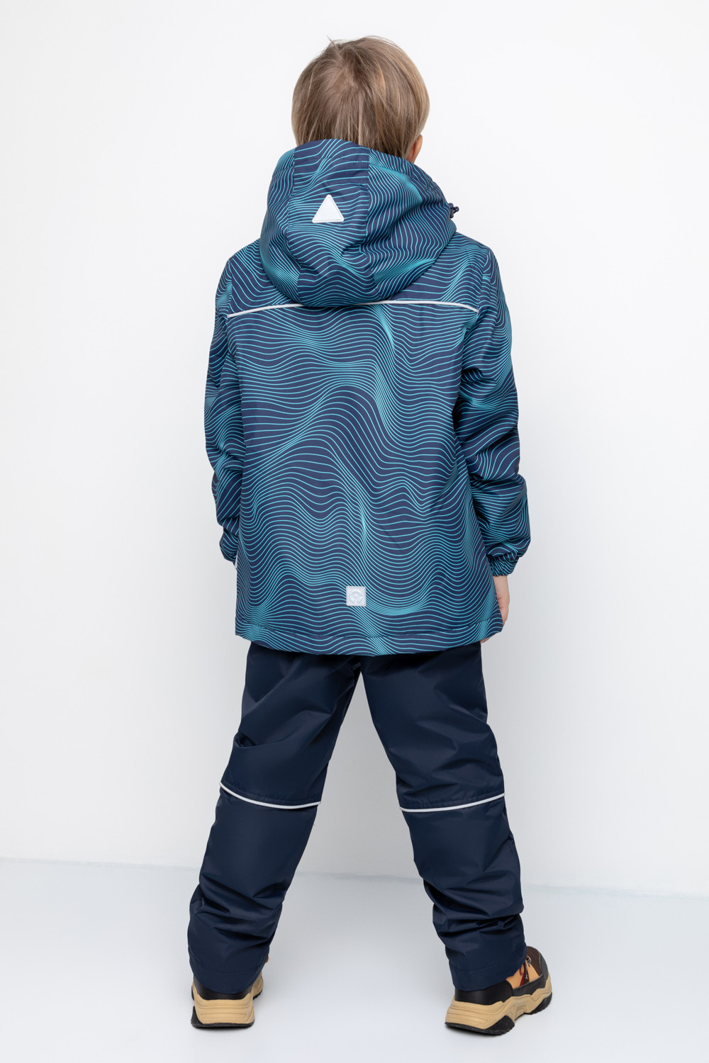 Брюки утепленные для мальчика, артикул: ВК 46018/23/4 УЗГ, цвет: синий, фото 3