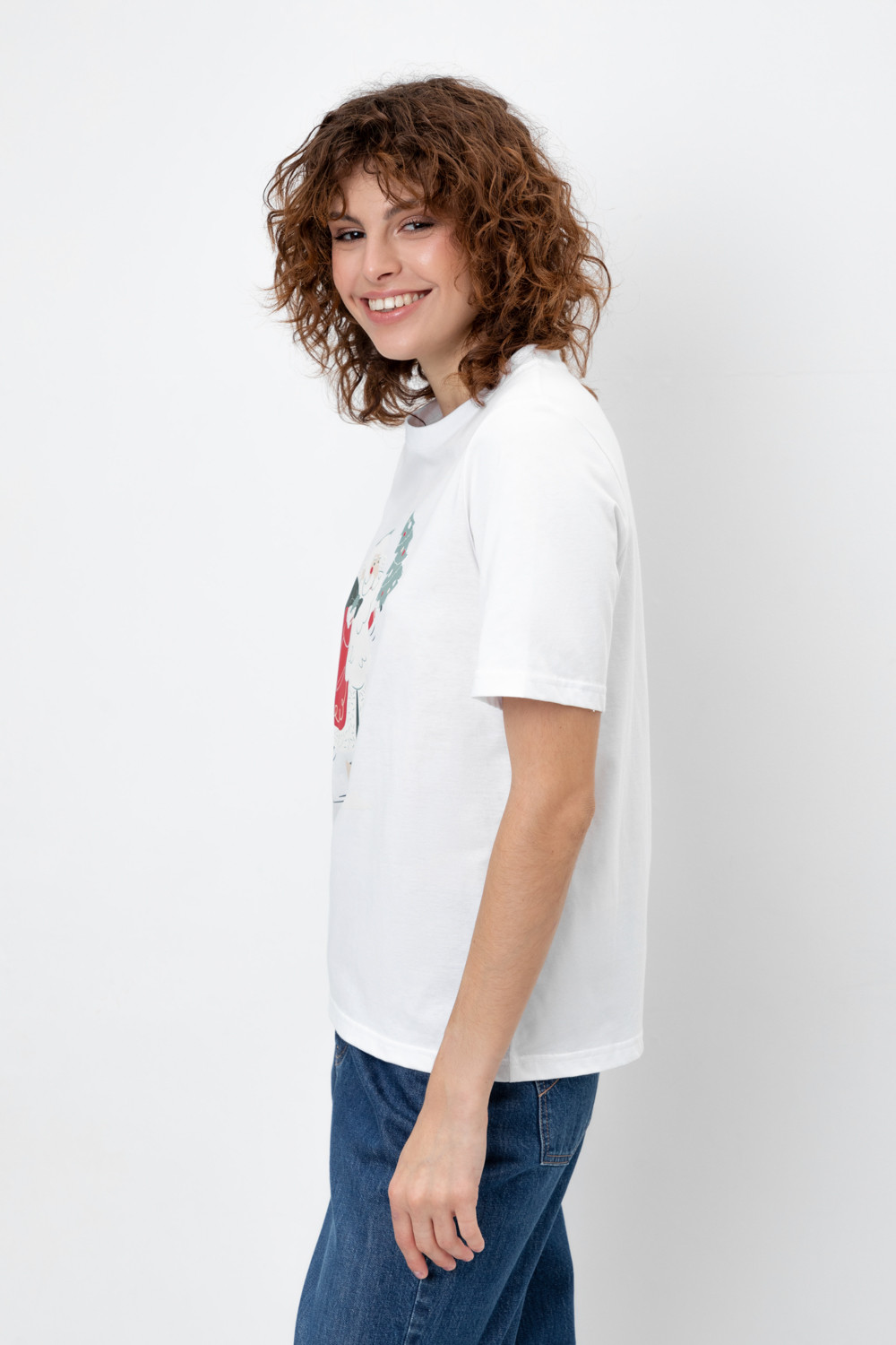 Футболки для дома для мам, артикул: Е 3621, цвет: белый, фото 3