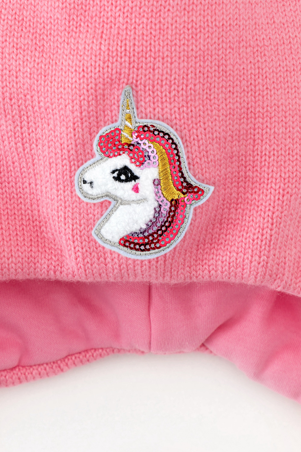 Шапка для девочки, артикул: КВ 20367/ш, цвет: розовый, фото 3