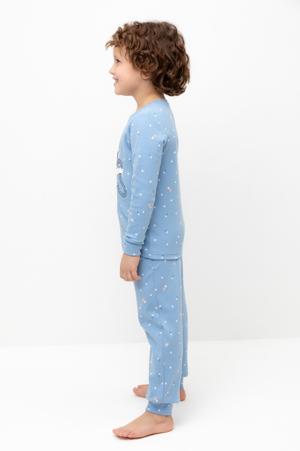 Пижама для мальчика, артикул: К 1621, цвет: голубой, фото 3