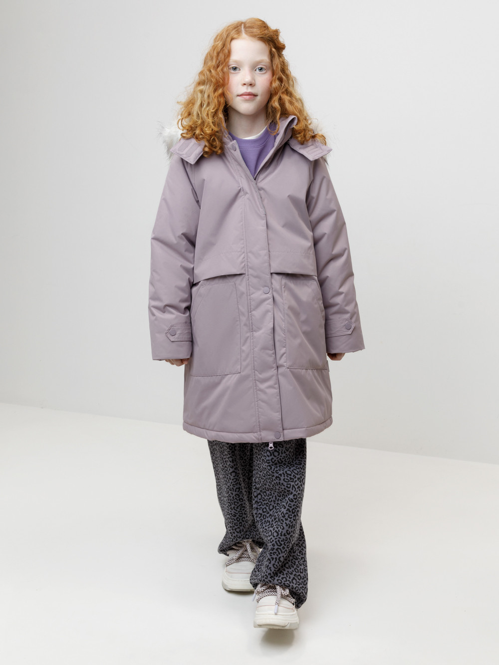 Куртка для девочки, артикул: ВК 38125/1 ГР, цвет: розовый, фото 3