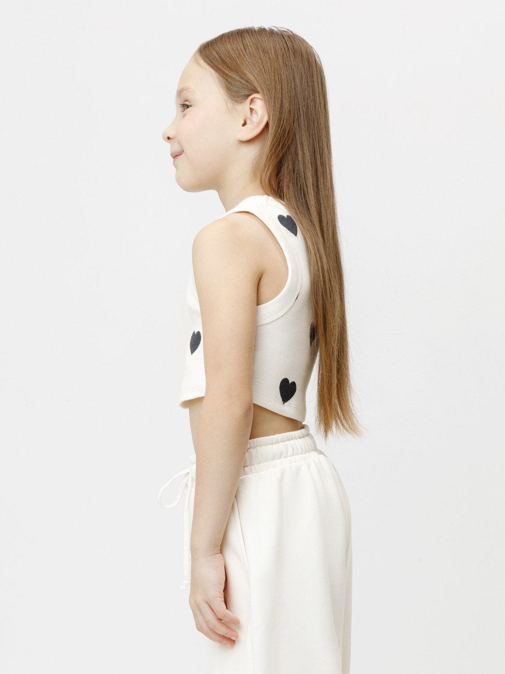 Футболка для девочки, артикул: КР 303034, цвет: сахар, фото 3