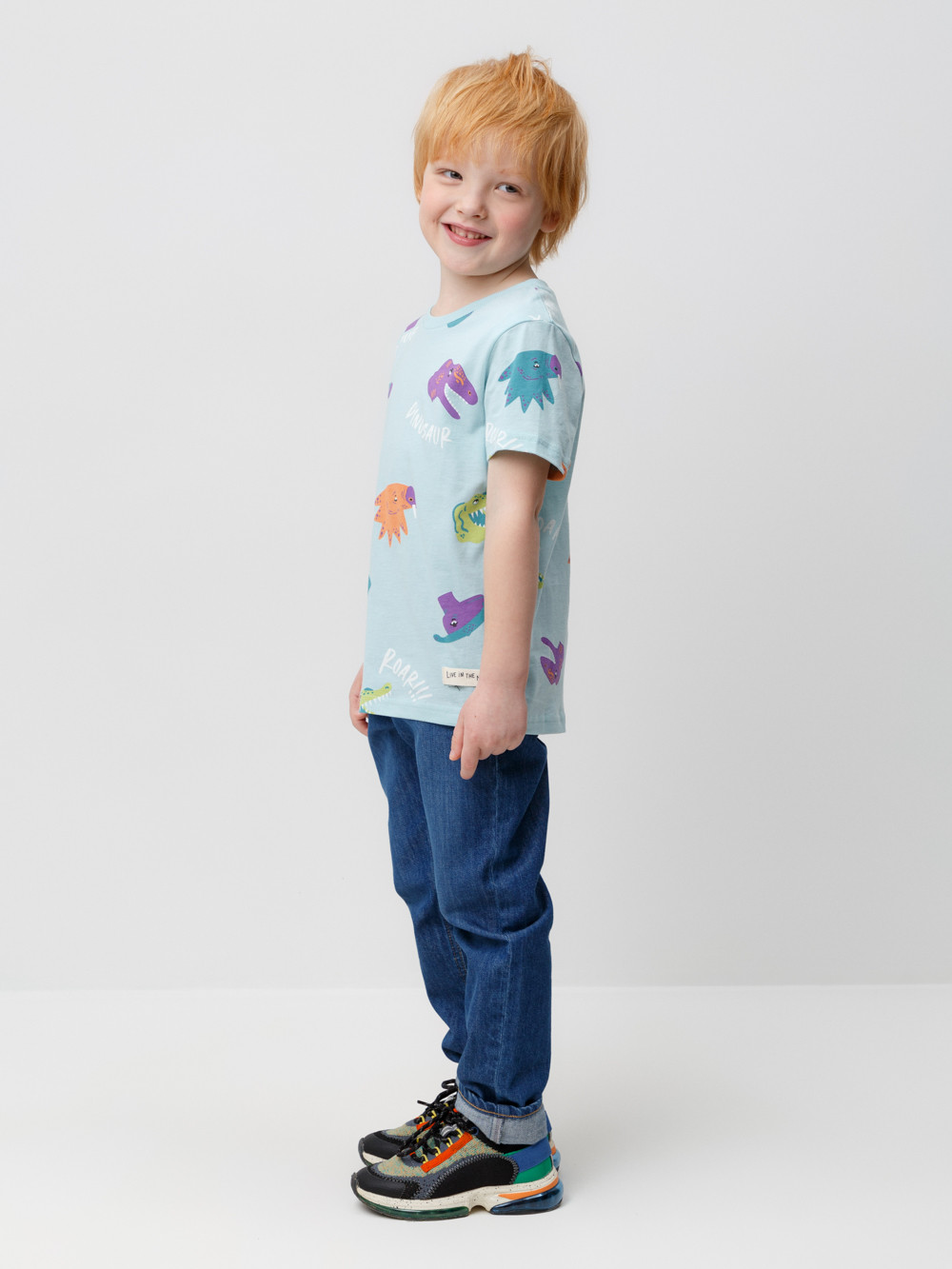 Футболка для мальчика, артикул: КР 302056, цвет: минт, фото 2