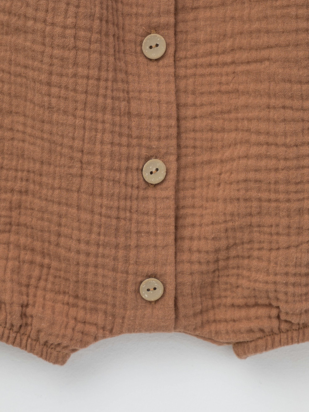 Полукомбинезон для девочки, артикул: ТК 62016, цвет: коричневый, фото 3