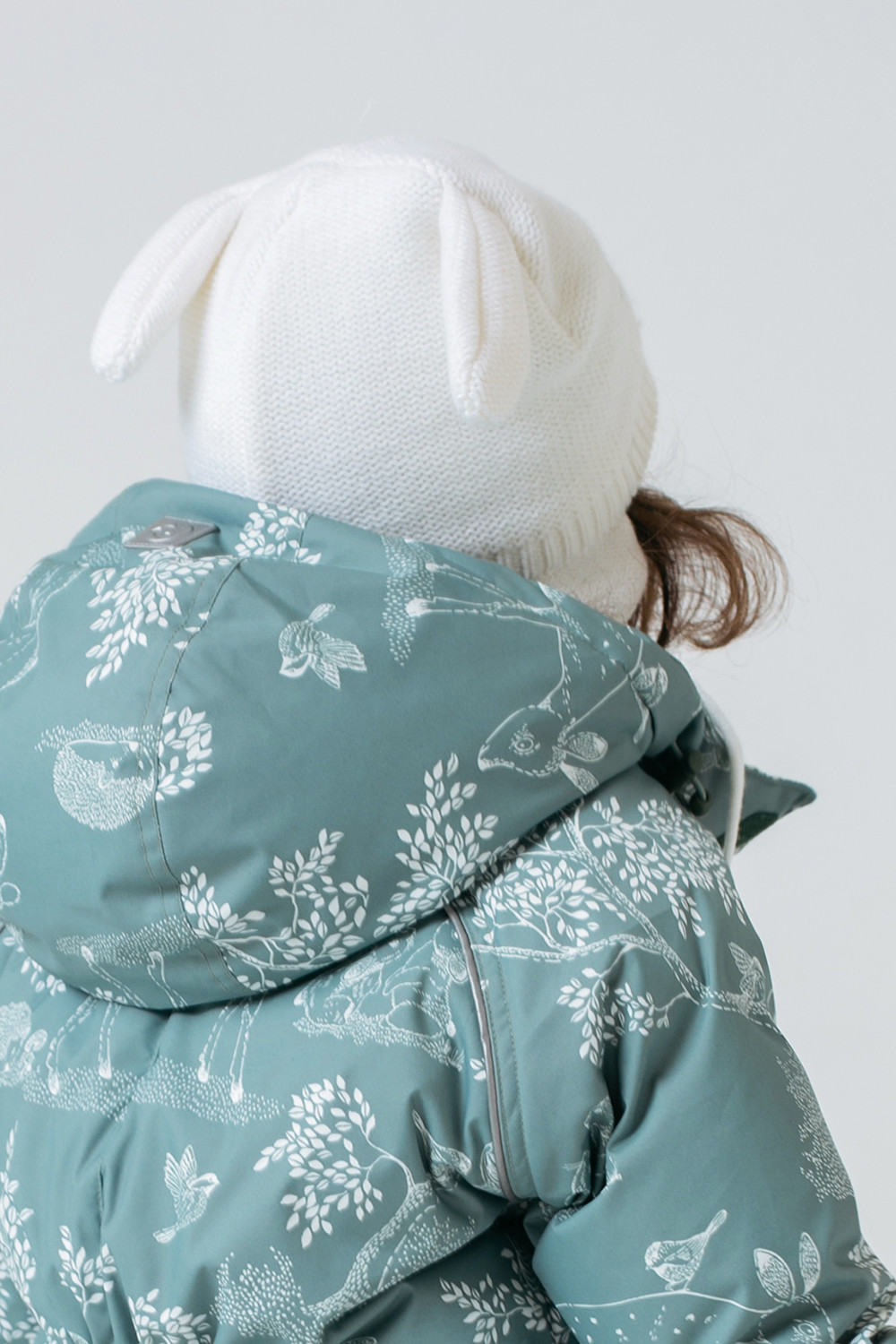 Шапка для девочки, артикул: КВ 20220/ш, цвет: белый, фото 3