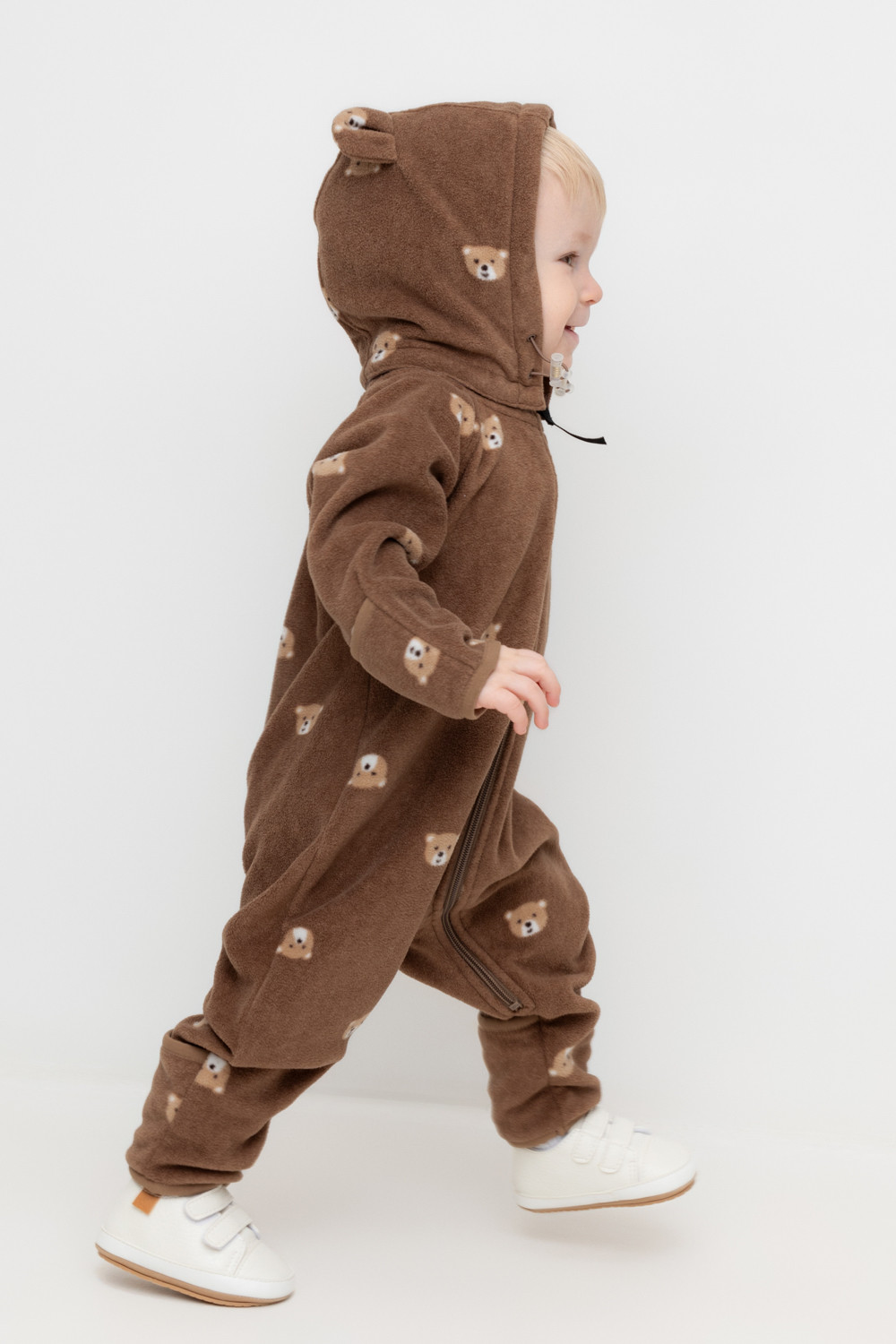 Комбинезон для мальчика, артикул: ФЛ 60008/н/1 ГР, цвет: коричневый, фото 3