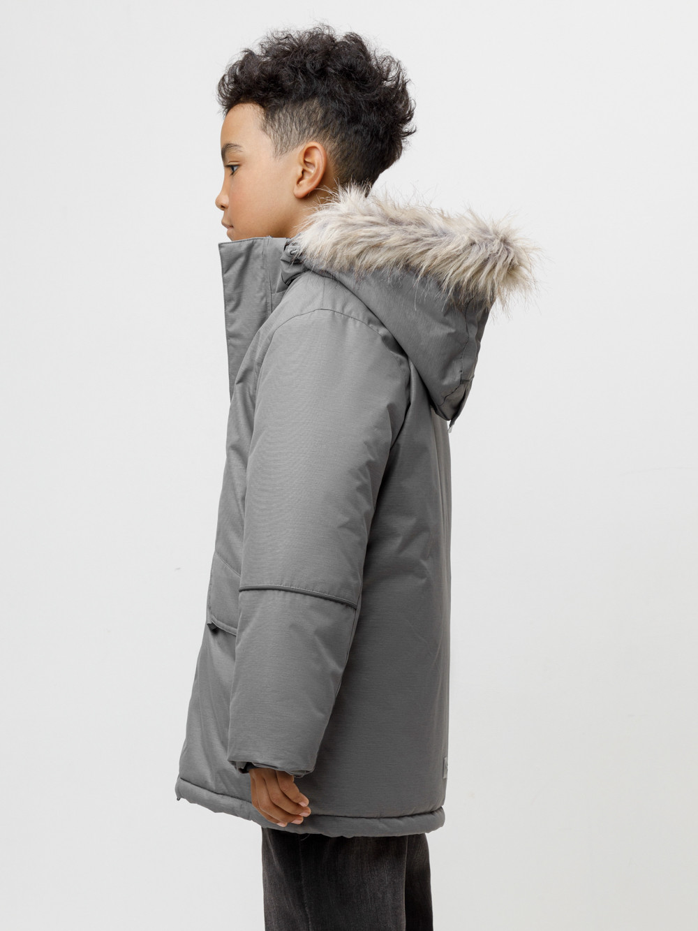 Куртки для мальчика, артикул: ВК 36100/3 ГР, цвет: темно-серый, фото 2