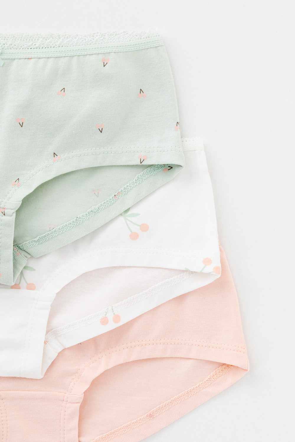 Трусы для девочки, артикул: К 1964-3уп, цвет: зеленый, фото 3