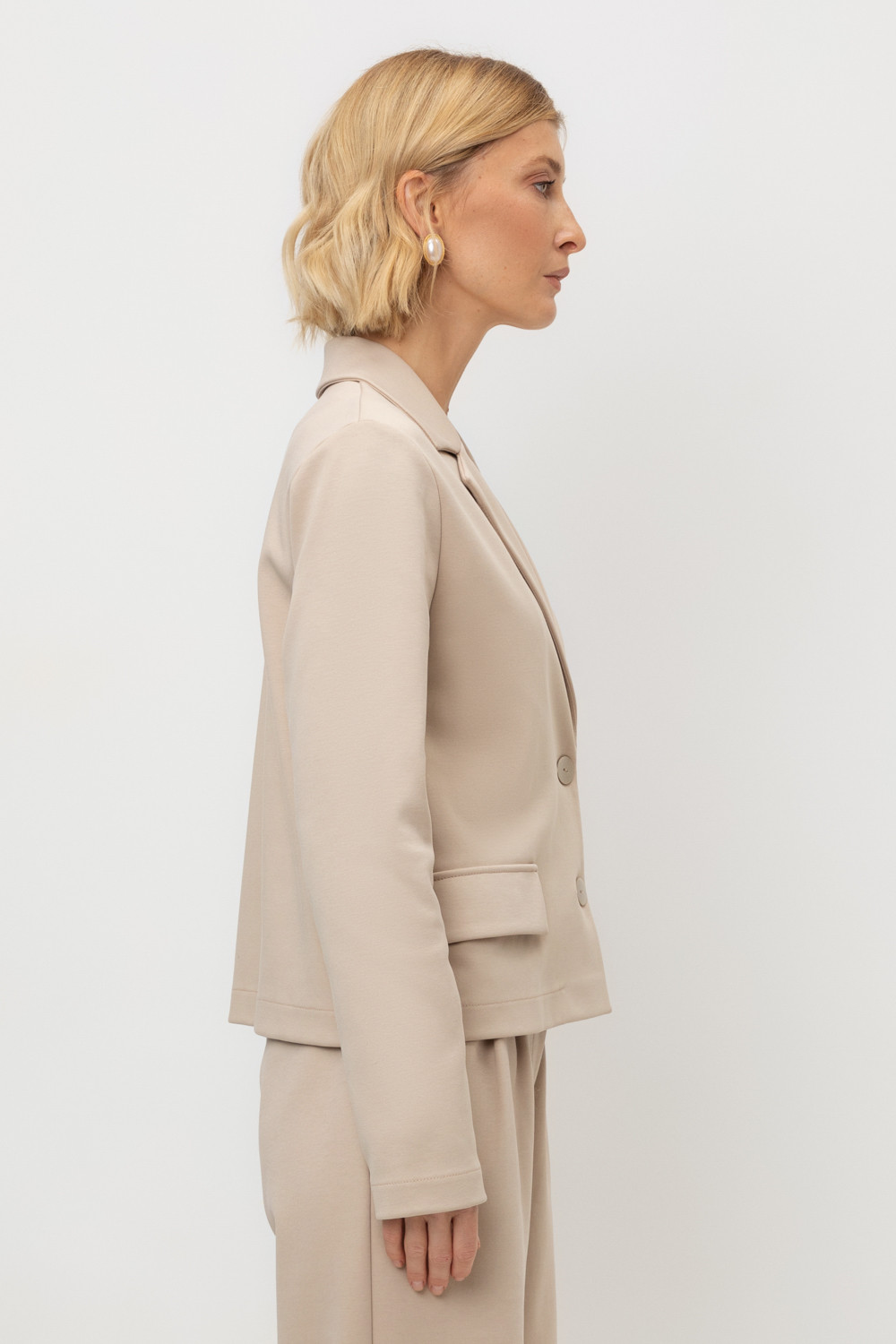 Жакеты, куртки женские для мам, артикул: ЕВТ 3248, цвет: бежевый, фото 3