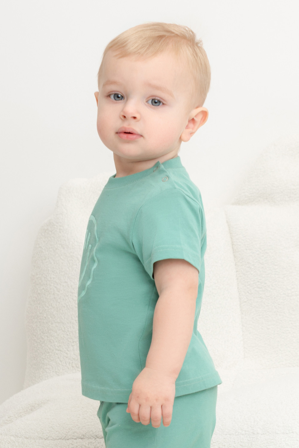 Футболка для мальчика, артикул: КР 302424, цвет: зеленый, фото 3