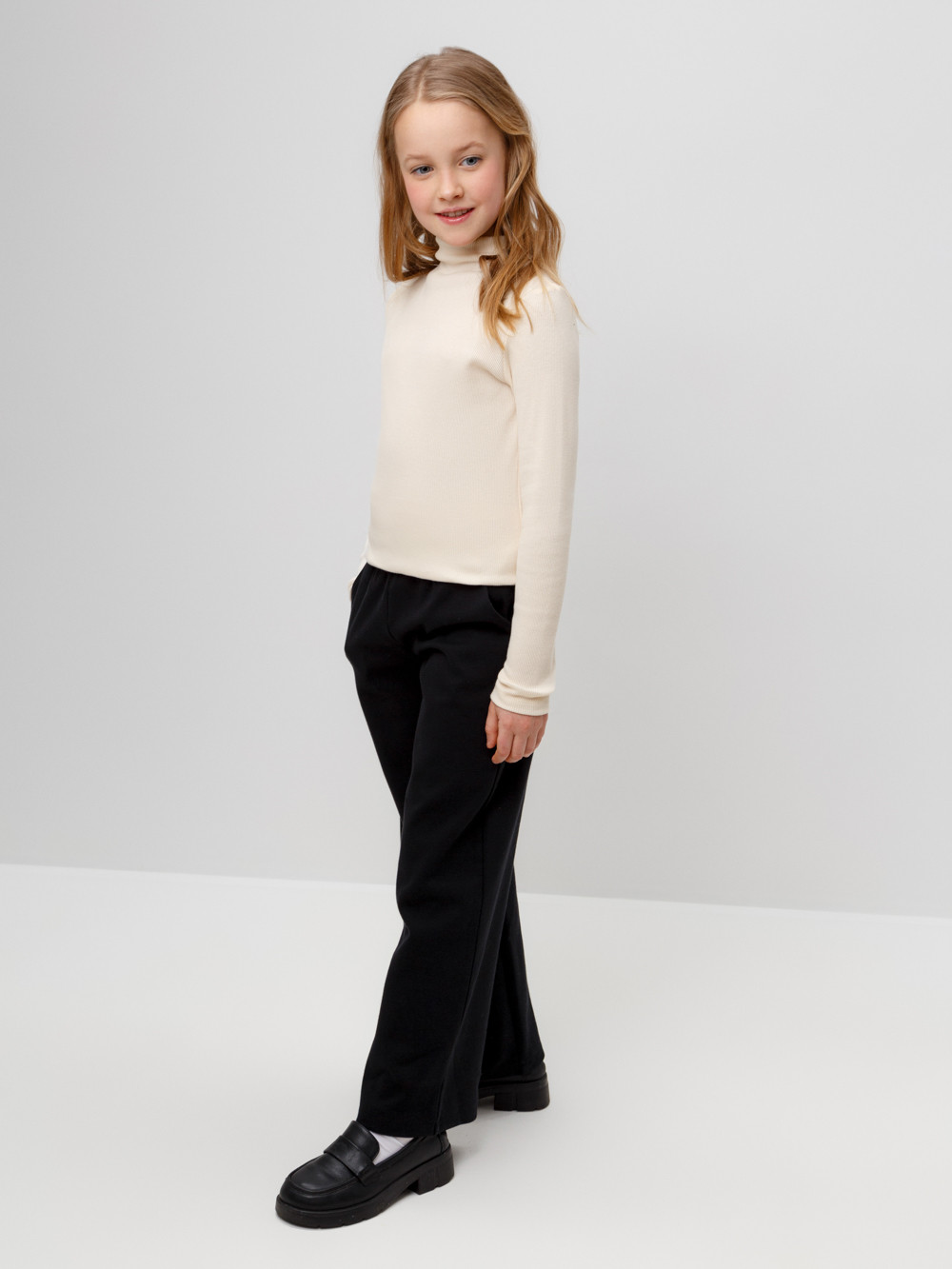 Водолазки для девочки, артикул: КР 302674-1, цвет: голубой, фото 2