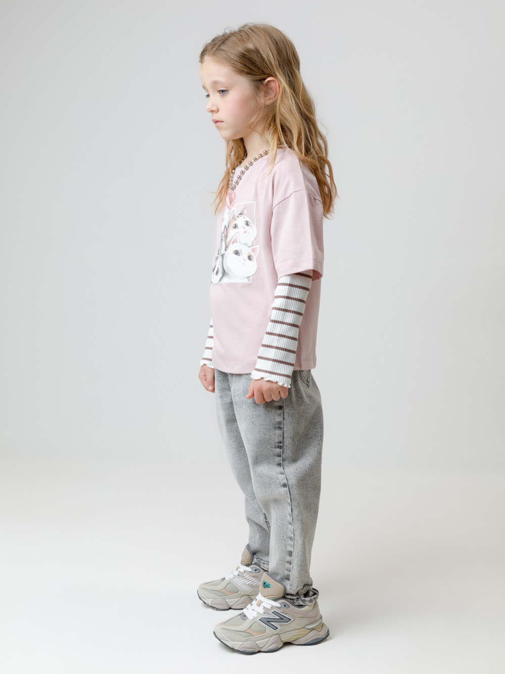Футболка для девочки, артикул: КР 302828, цвет: розовый, фото 3