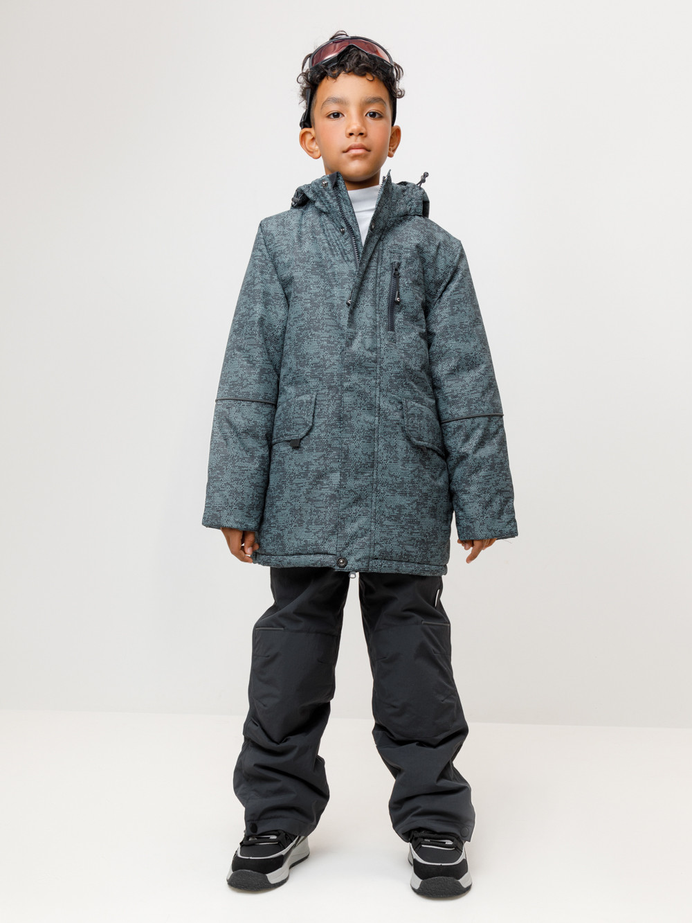 Куртки для мальчика, артикул: ВК 36095/н/2 ГР, цвет: зеленый, фото 2