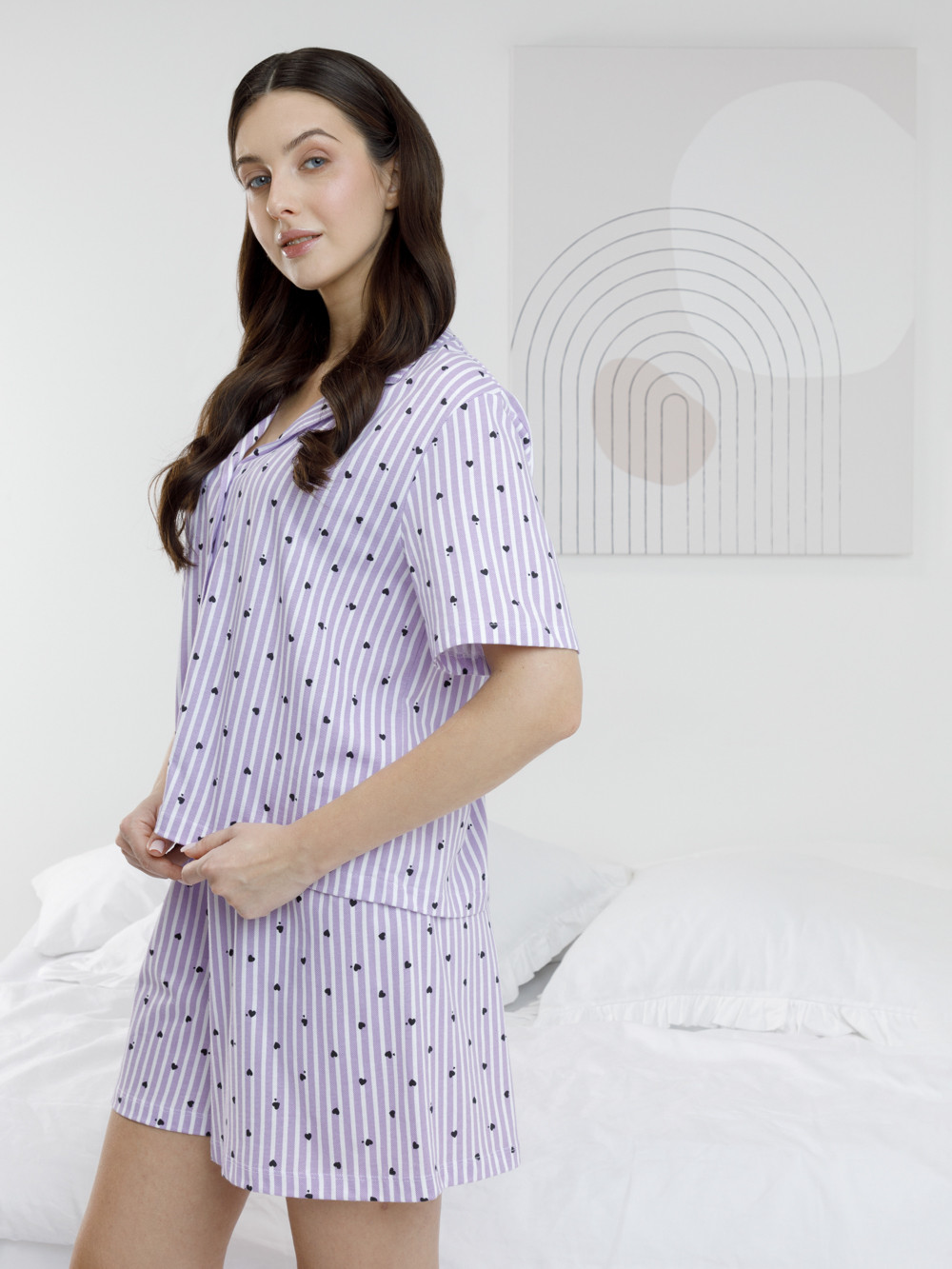 Комплекты для дома для мам, артикул: МП 20253, цвет: фиолетовый, фото 3