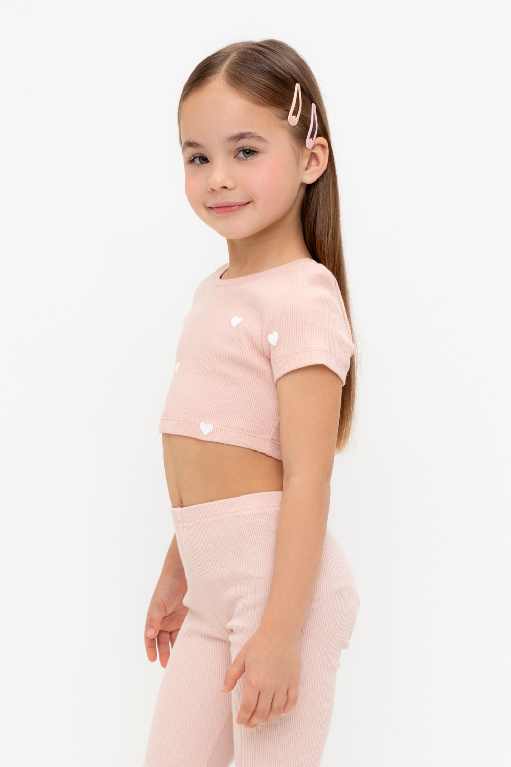 Футболка для девочки, артикул: КР 302727-1, цвет: розовый, фото 3