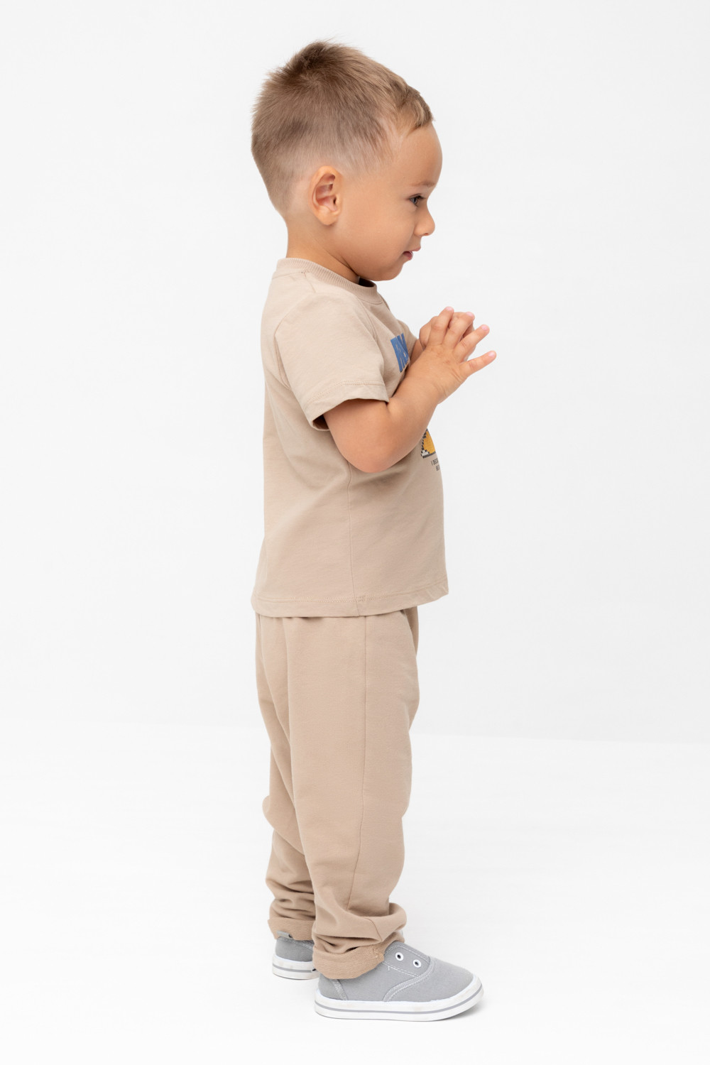 Брюки для мальчика, артикул: КР 400722, цвет: бежевый, фото 3